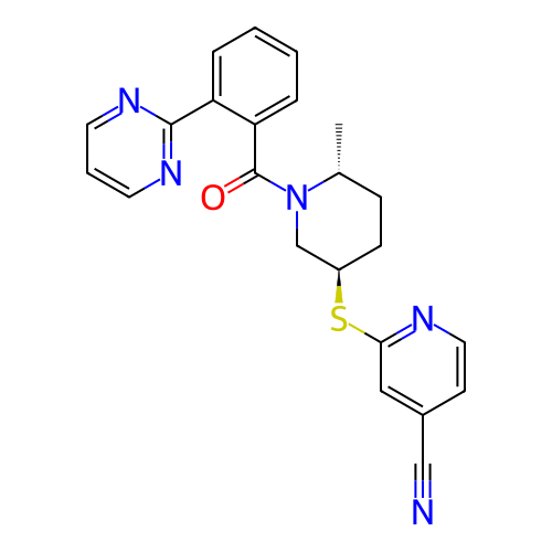 Chemical structure of BindingDB Monomer ID 316507
