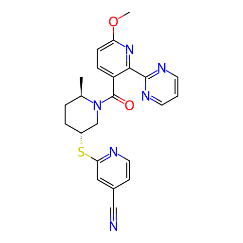 Chemical structure of BindingDB Monomer ID 316509