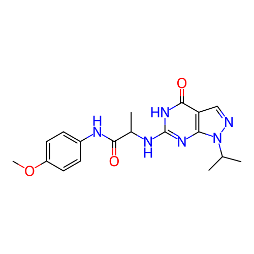 Chemical structure of BindingDB Monomer ID 317136