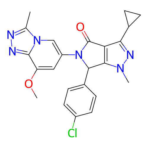 Chemical structure of BindingDB Monomer ID 318843