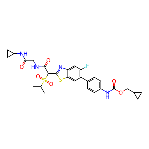 Chemical structure of BindingDB Monomer ID 319474