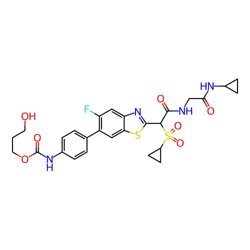 Chemical structure of BindingDB Monomer ID 319481