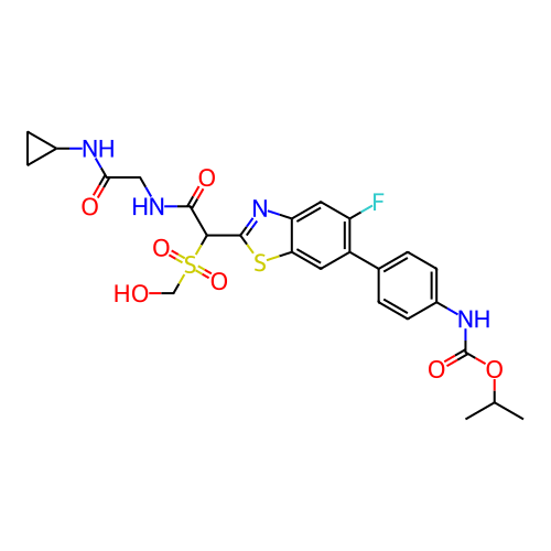 Chemical structure of BindingDB Monomer ID 319483