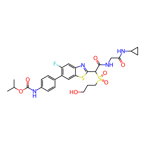 Chemical structure of BindingDB Monomer ID 319484