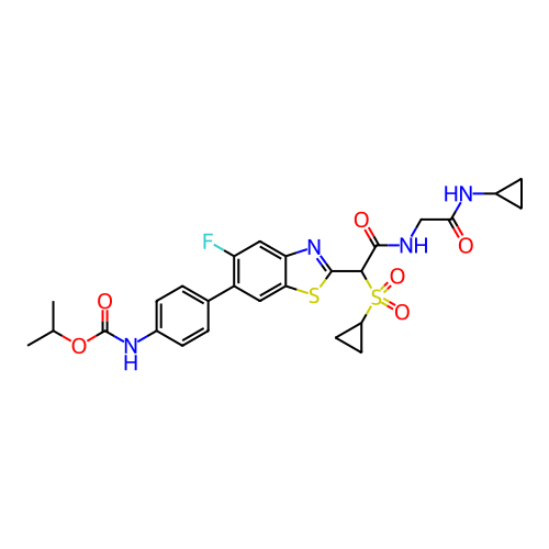 Chemical structure of BindingDB Monomer ID 319486