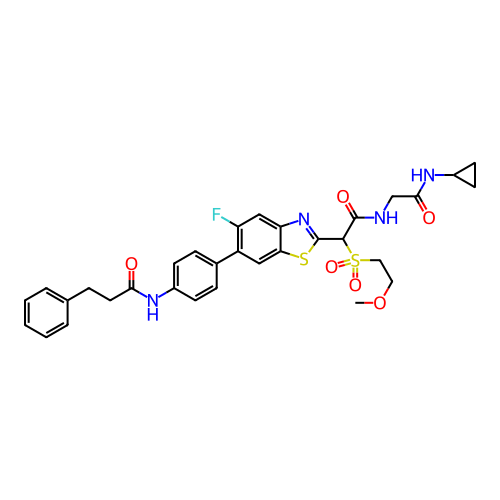 Chemical structure of BindingDB Monomer ID 319517