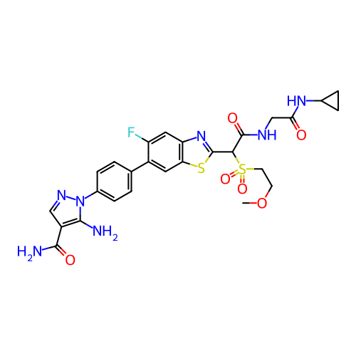 Chemical structure of BindingDB Monomer ID 319525