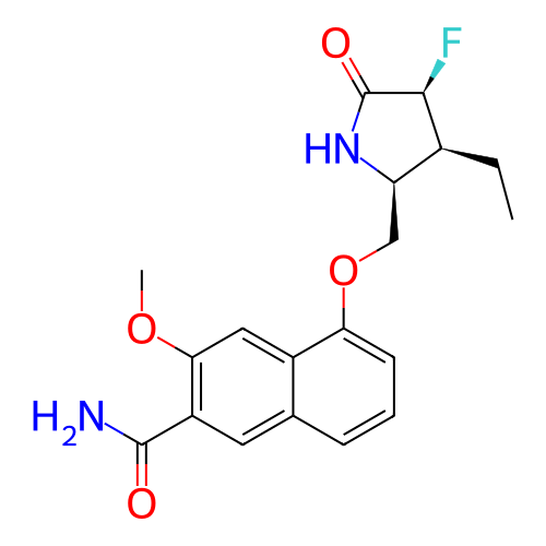 Chemical structure of BindingDB Monomer ID 319575