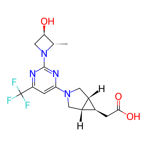 Chemical structure of BindingDB Monomer ID 319586