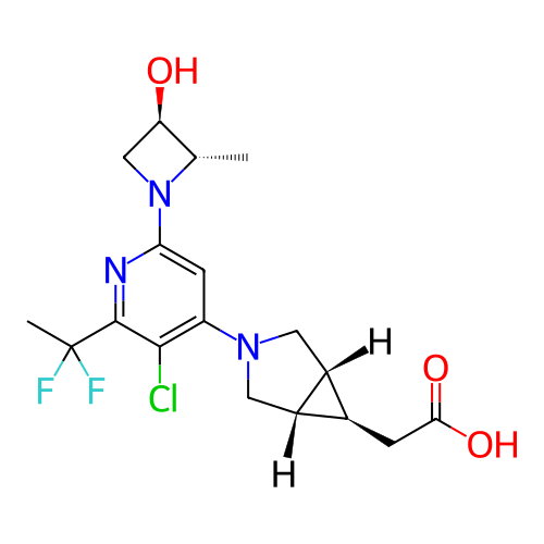 Chemical structure of BindingDB Monomer ID 319593