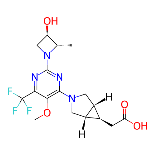 Chemical structure of BindingDB Monomer ID 319598