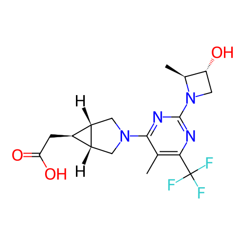 Chemical structure of BindingDB Monomer ID 319600