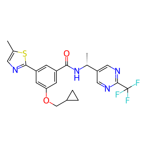Chemical structure of BindingDB Monomer ID 319834