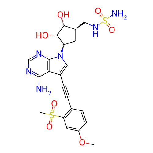 Chemical structure of BindingDB Monomer ID 321033