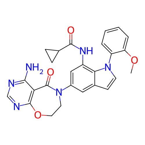 Chemical structure of BindingDB Monomer ID 321156