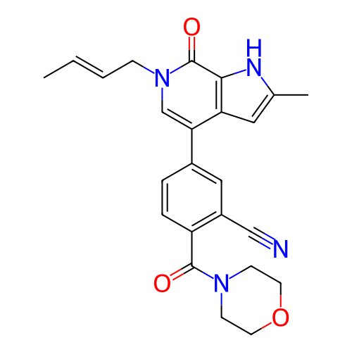 Chemical structure of BindingDB Monomer ID 321422