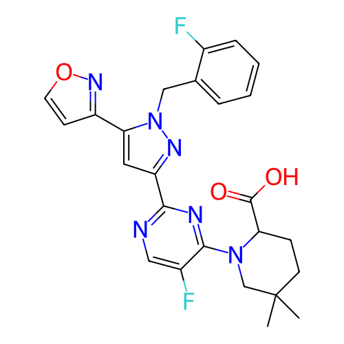 Chemical structure of BindingDB Monomer ID 321536