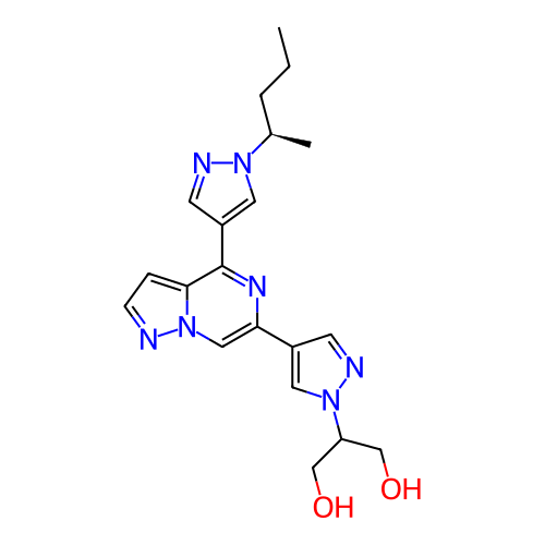 Chemical structure of BindingDB Monomer ID 325421