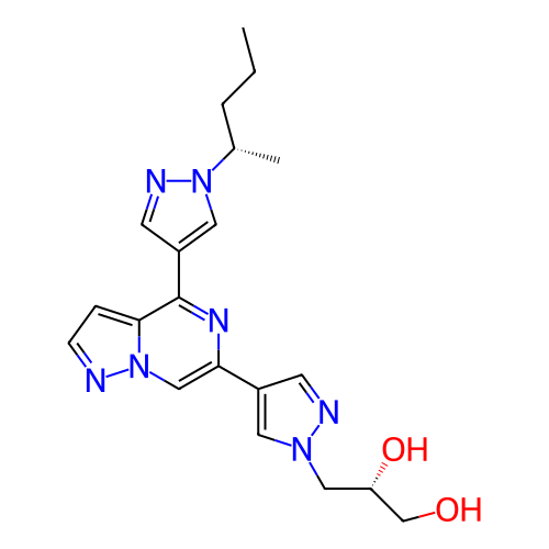 Chemical structure of BindingDB Monomer ID 325424