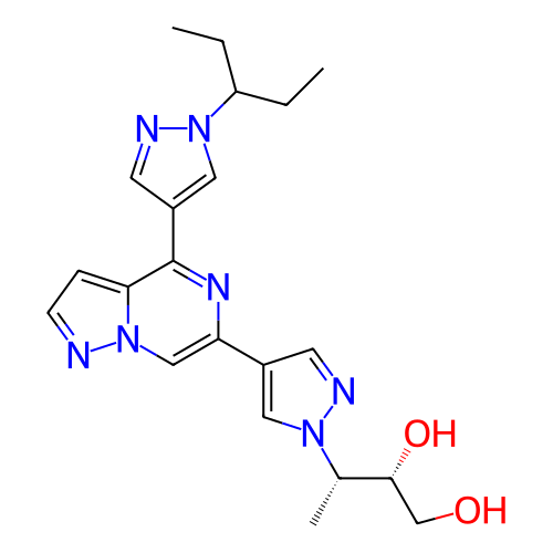 Chemical structure of BindingDB Monomer ID 325427