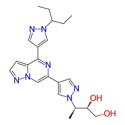 Chemical structure of BindingDB Monomer ID 325430