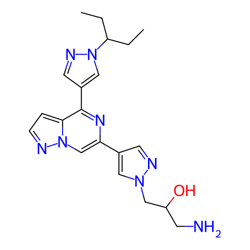Chemical structure of BindingDB Monomer ID 325436