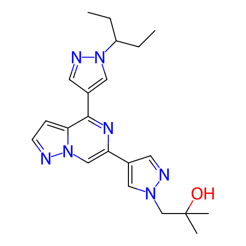 Chemical structure of BindingDB Monomer ID 325455