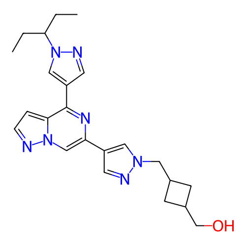 Chemical structure of BindingDB Monomer ID 325460