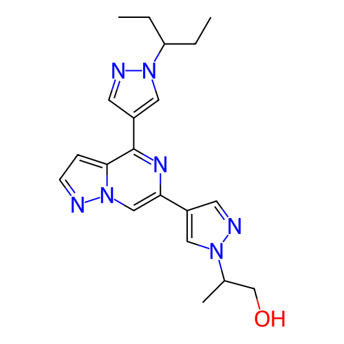 Chemical structure of BindingDB Monomer ID 325463