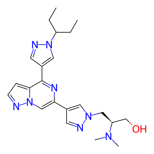 Chemical structure of BindingDB Monomer ID 325467