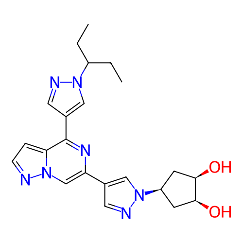 Chemical structure of BindingDB Monomer ID 325470