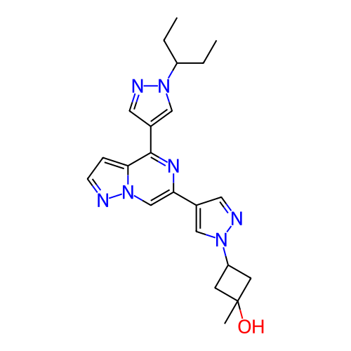 Chemical structure of BindingDB Monomer ID 325500