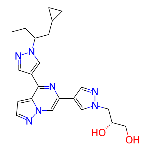 Chemical structure of BindingDB Monomer ID 325543