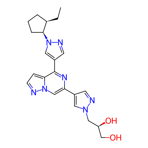 Chemical structure of BindingDB Monomer ID 325545