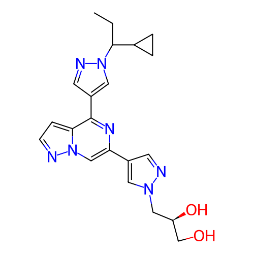 Chemical structure of BindingDB Monomer ID 325551
