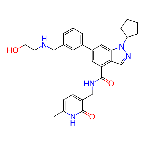 Chemical structure of BindingDB Monomer ID 326076
