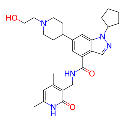 Chemical structure of BindingDB Monomer ID 326198