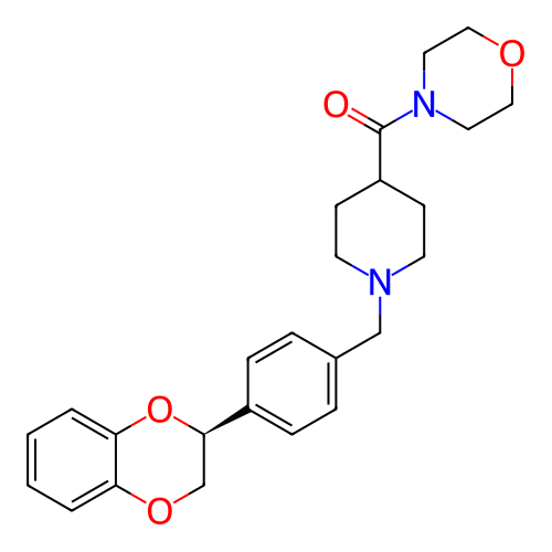 Chemical structure of BindingDB Monomer ID 327156