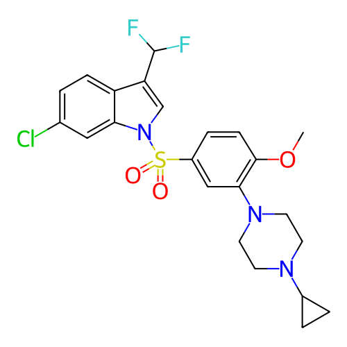 Chemical structure of BindingDB Monomer ID 328396
