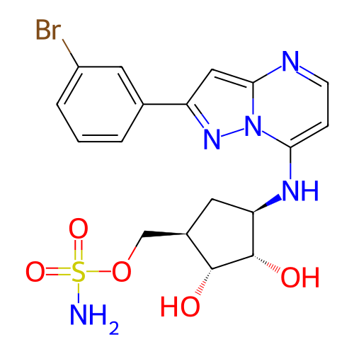 Chemical structure of BindingDB Monomer ID 329820