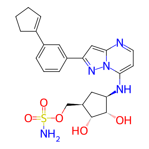 Chemical structure of BindingDB Monomer ID 329839