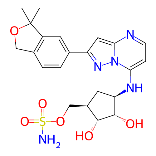 Chemical structure of BindingDB Monomer ID 329845