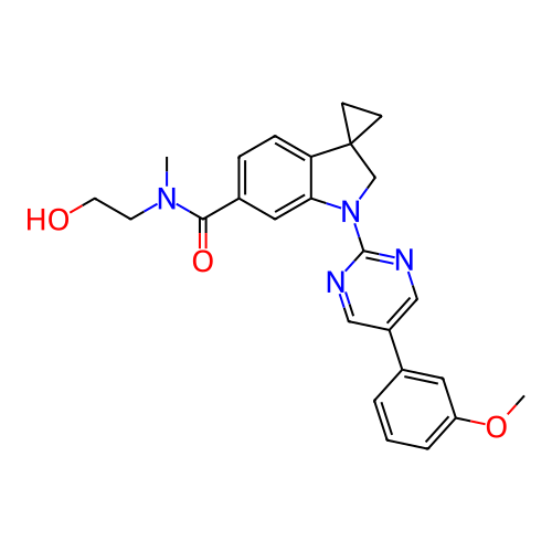 Chemical structure of BindingDB Monomer ID 332236
