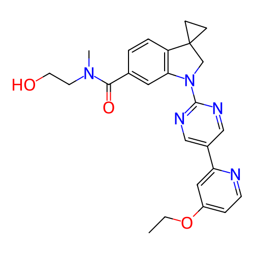 Chemical structure of BindingDB Monomer ID 332293