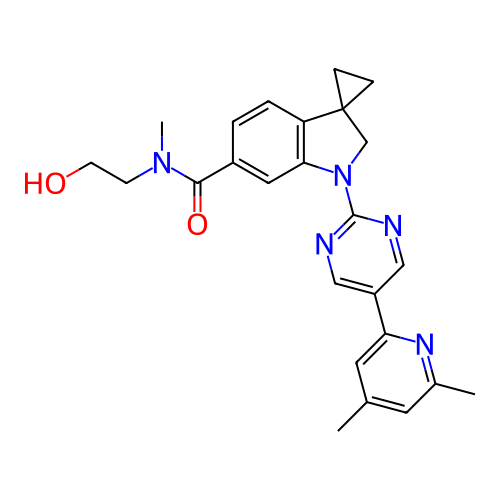 Chemical structure of BindingDB Monomer ID 332296
