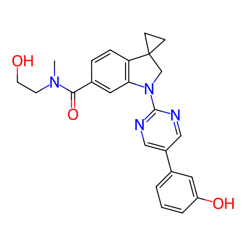 Chemical structure of BindingDB Monomer ID 332300