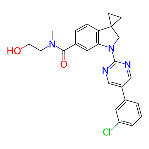 Chemical structure of BindingDB Monomer ID 332309