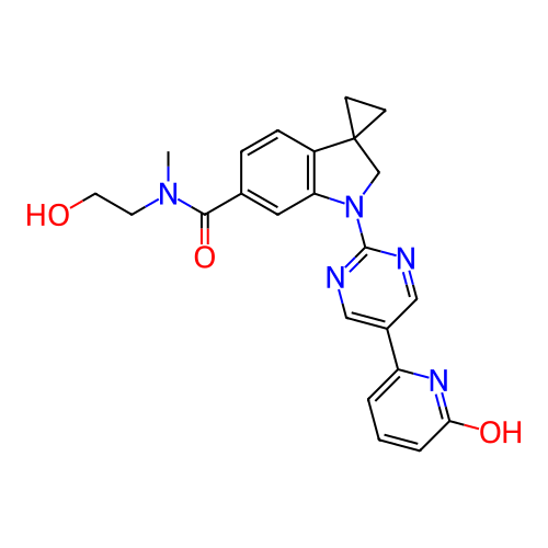 Chemical structure of BindingDB Monomer ID 332316
