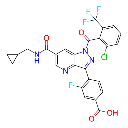 Chemical structure of BindingDB Monomer ID 332462