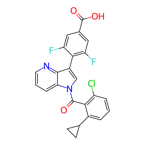 Chemical structure of BindingDB Monomer ID 332519